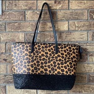 Kate Spade Purse Tote Leopard